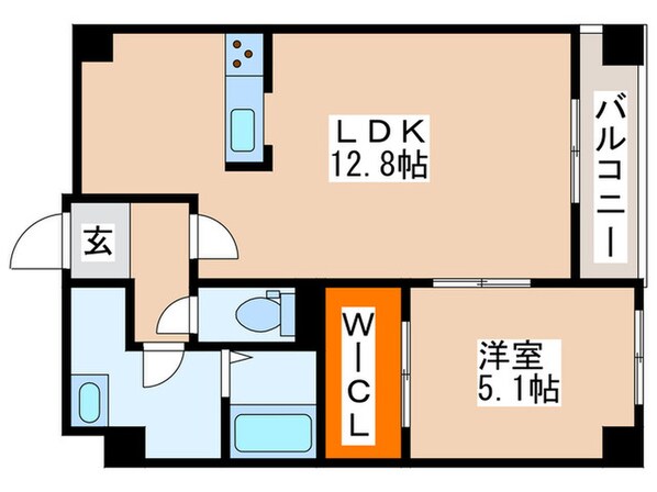 カレラ近代美術館前の物件間取画像